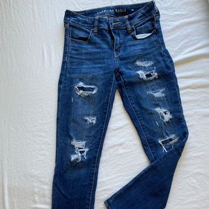 American eagle ripped jeans